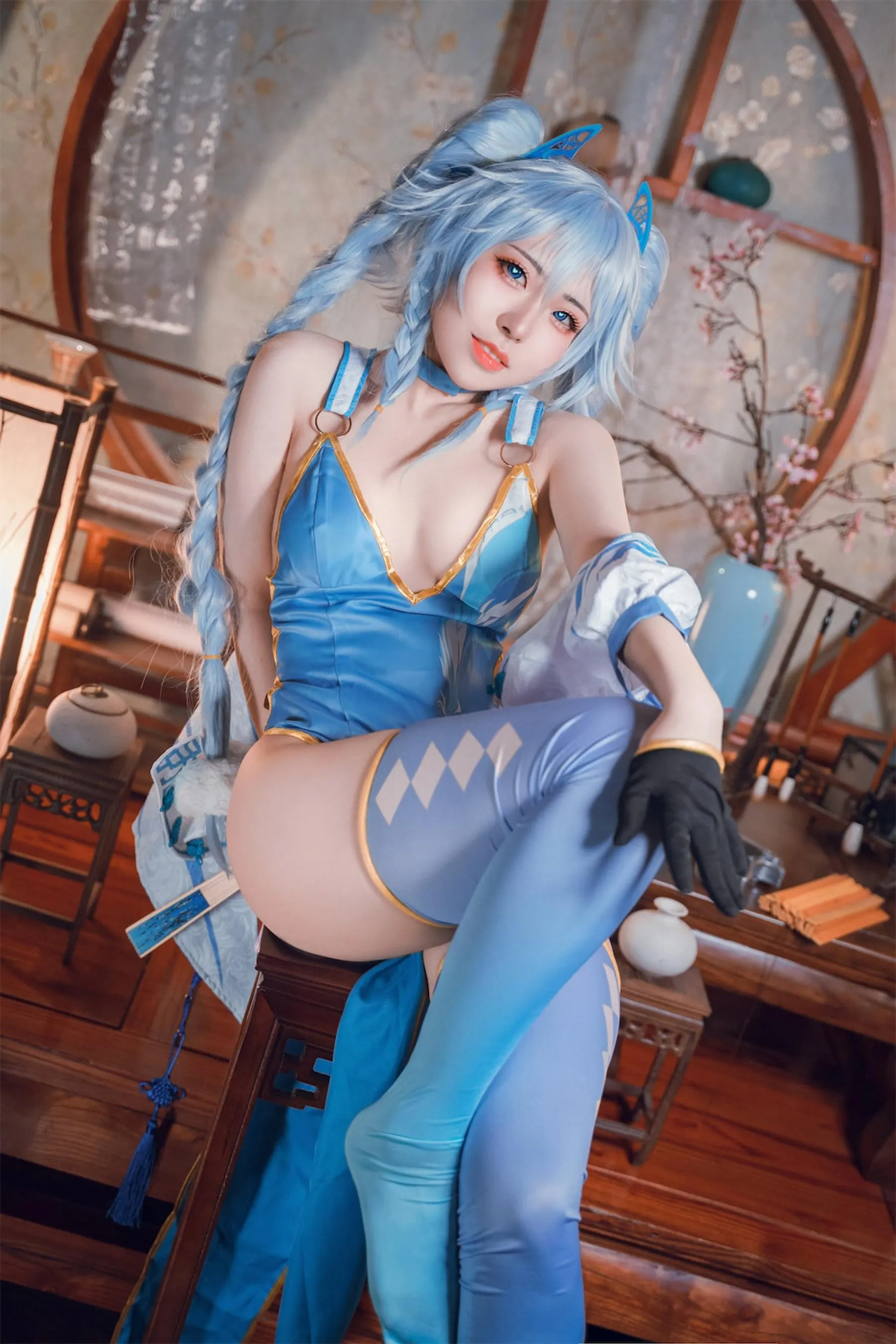 虎森森 – NO.17 少女前线 翠雀媚 [41P]插图7